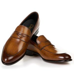 The Stewart Penny Loafer - Tobacco - Size 8.5 (See description!)